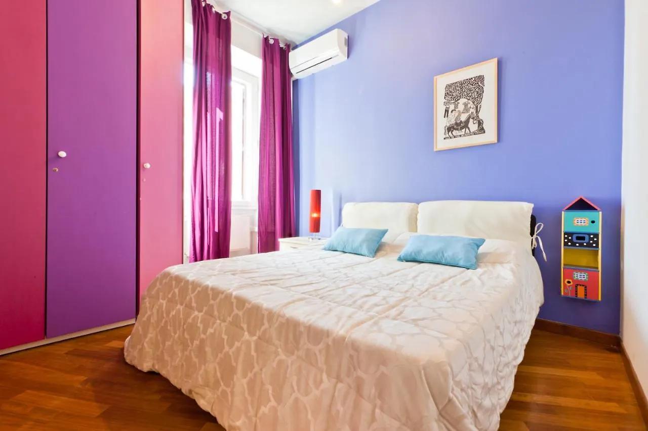 Porta Portese Colorful Flat Rome Apartment