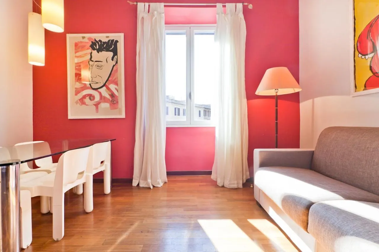 Porta Portese Colorful Flat Rome Apartment